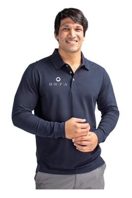 Cutter & Buck Advantage Eco Tri-Blend Pique Men’s Long Sleeve Polo