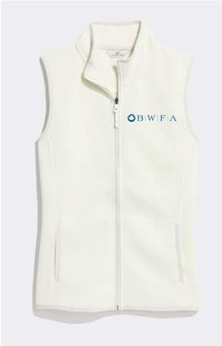 Vineyard Vines Women’s Sweater Fleece Vest (White or Navy)